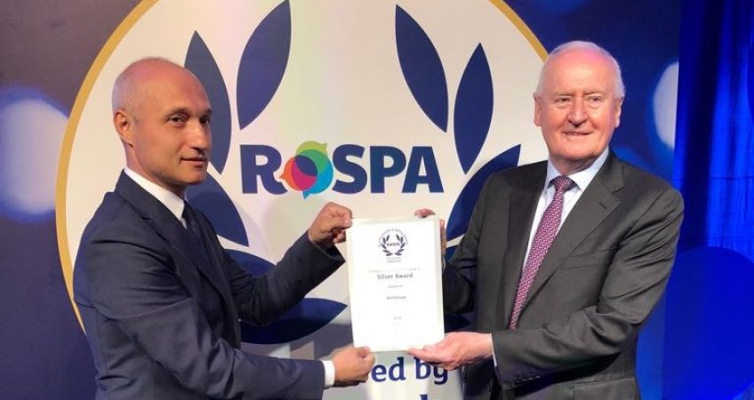 İş sağlığı ve güvenliği uygulamalarıyla RoSPA Gümüş Ödülü aldık-We handed RoSPA Silver Award for health and safety practices